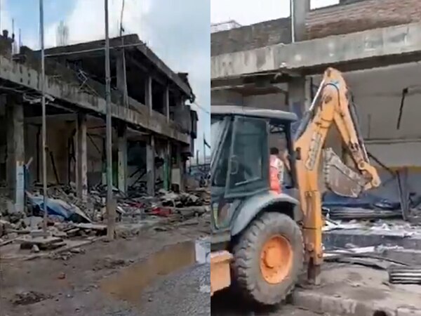 मुंबई में मस्जिद की दुकानों पर चला बुलडोजर
