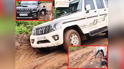 हिचकोले खाती कार, कीचड़ में धंसी बाइक..देखिए विकास का दम भरते छत्तीसगढ़ के खस्ताहाल