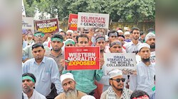 जंतर-मंतर पर गाजा के समर्थन में उतरें हजारों मुस्लिम, इजरायल के खिलाफ गूंजी हुंकार