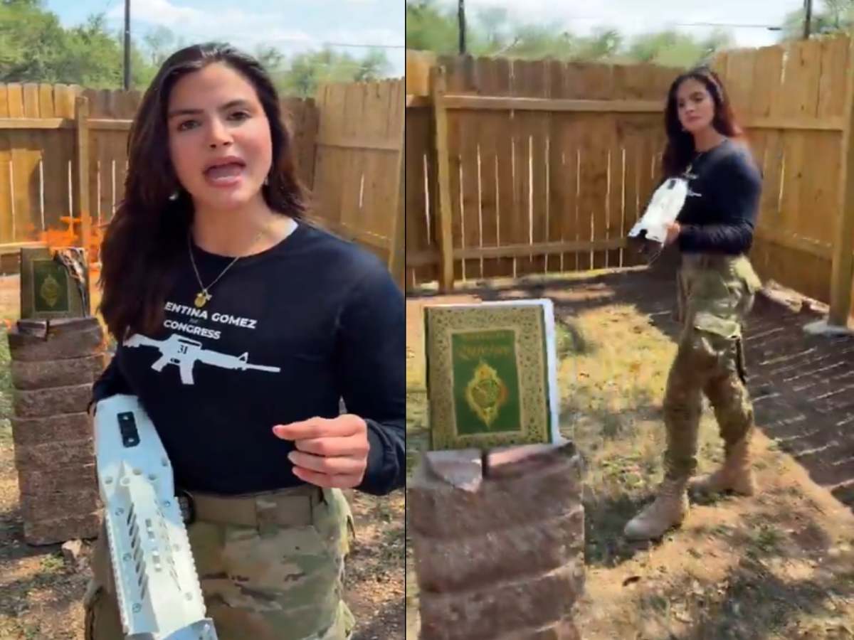 Texas: Quran जलाने का वीडियो वायरल, GOP कैंडिडेट की नीच हरकत से भड़के मुसलमान Texas: Quran जलाने का वीडियो वायरल, GOP कैंडिडेट की नीच हरकत से भड़के मुसलमान