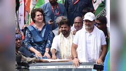 महागठबंधन का पावर शो, राहुल-प्रियंका के साथ रेवंत रेड्डी की मौजूदगी पर NDA हमलावर