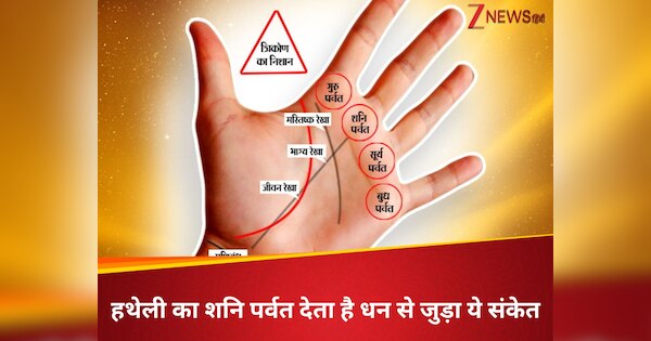hast rekha palmistry palm shani parvat indicates a lot of money and ...