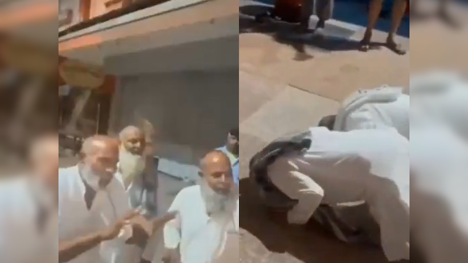 Delhi: उमरा से लौट रहे मुसलमानों से गुंडागर्दी; सिद्धार्थ ने टोपी उतरवाकर मंदिर में टेकवाया मत्था, लगाए JSR के नारे