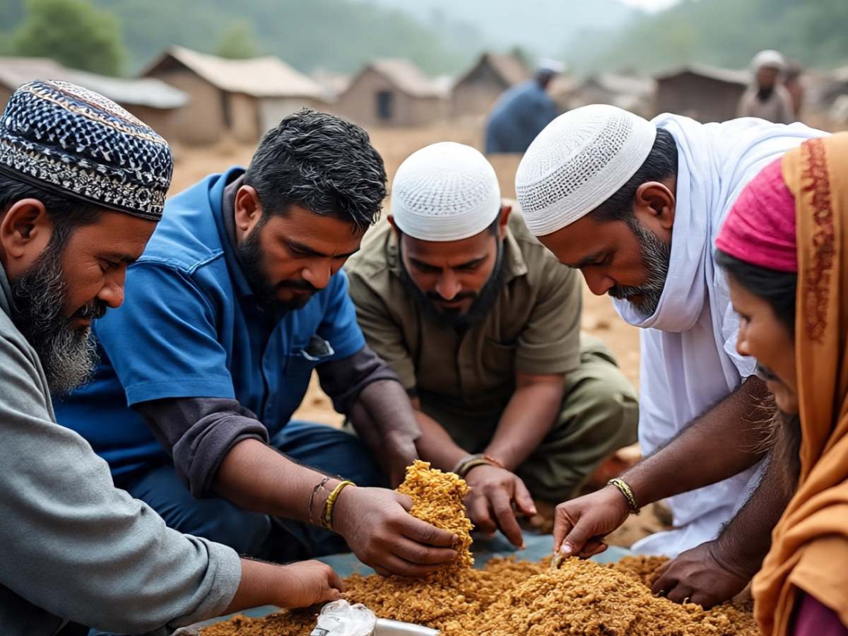 Mewat के मुसलमानों ने दिखाया बड़ा दिल, J&K में धर्म देखे बिना कर रहे लोगों की मदद Mewat के मुसलमानों ने दिखाया बड़ा दिल, J&K में धर्म देखे बिना कर रहे लोगों की मदद