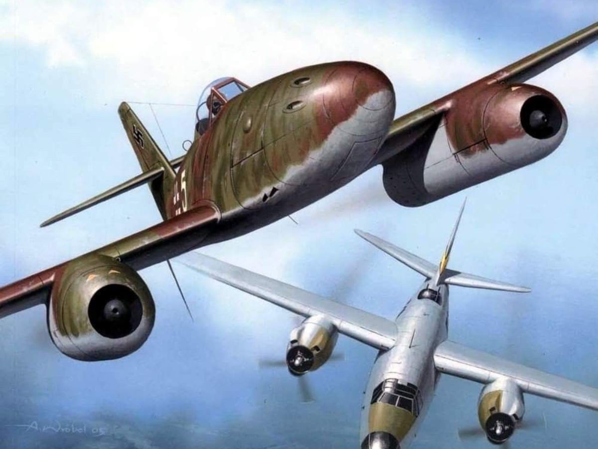 Avion Jouet Lintoy Messerschmitt Me 410 Vintage Hong Kong, Avion Militaire De Collection