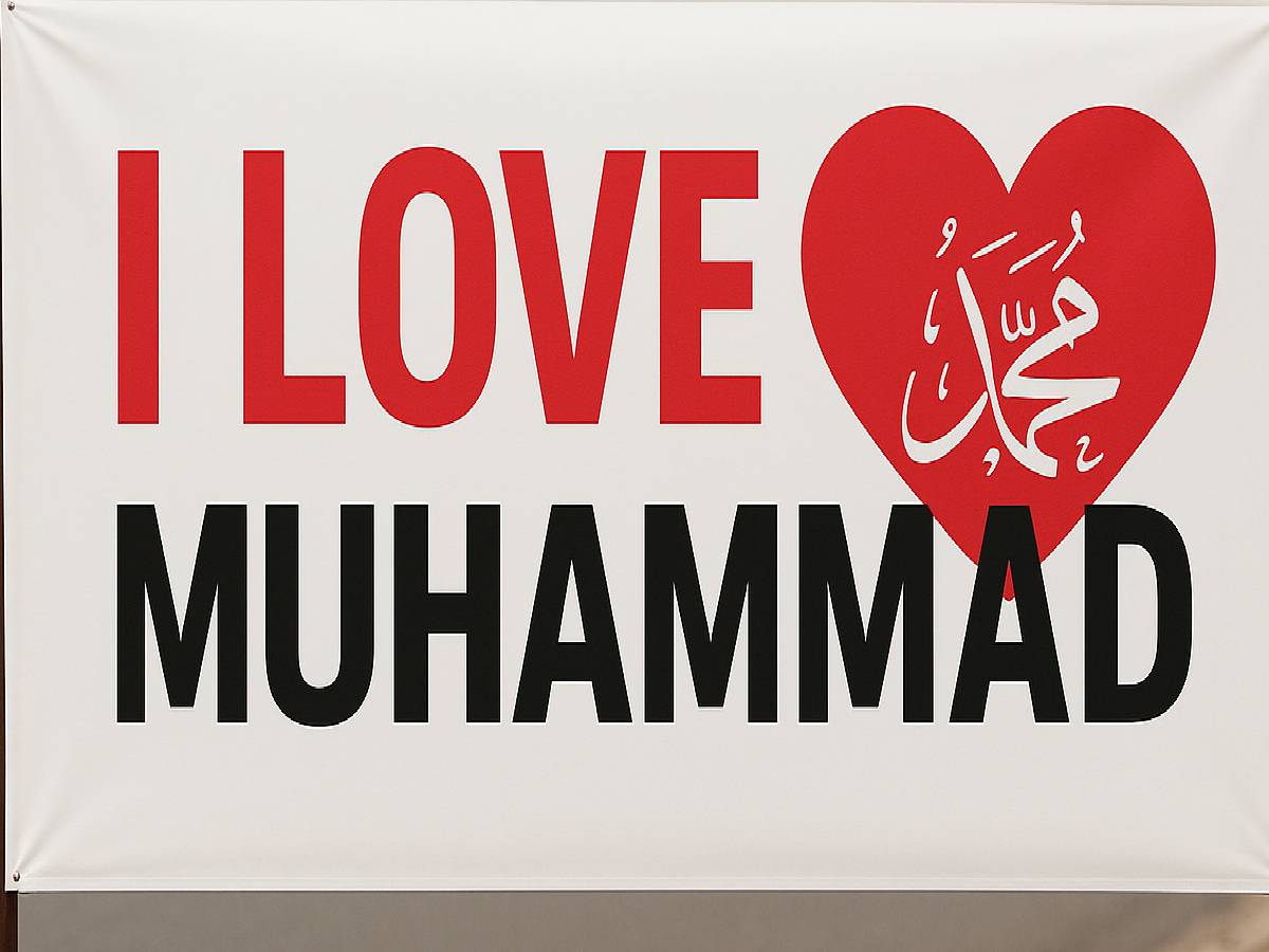'I Love Muhammad' लिखना अगर गुनाह तो ये गुनाह हम करोड़ बार करेंगे; नहीं चलेगा स्टेट स्पॉन्सर्ड टेररिज्म 'I Love Muhammad' लिखना अगर गुनाह तो ये गुनाह हम करोड़ बार करेंगे; नहीं चलेगा स्टेट स्पॉन्सर्ड टेररिज्म