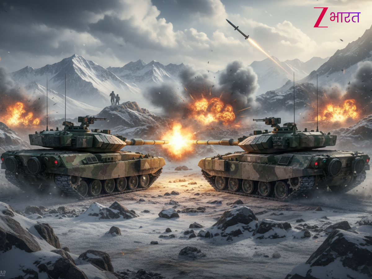 पहाड़ों पर आर-पार की जंग... टकरा गए दो 'बाहुबली' टैंक! चीन का मोटा हाथी या भारत का फुर्तीला चीता