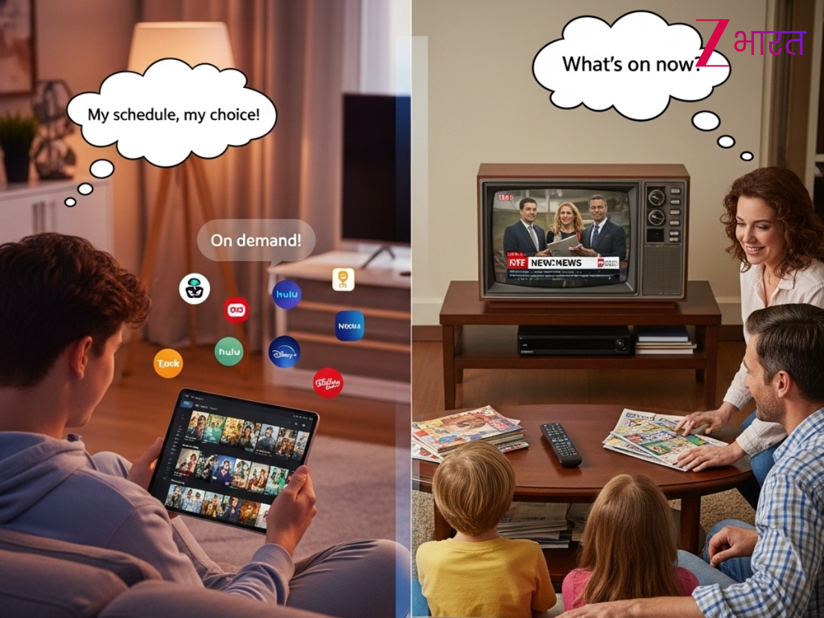 मनोरंजन का नया युग: OTT ने टीवी को दिया जोरदार टक्कर... भारत में कितने लोग अभी भी देखते हैं टीवी; जानें आंकड़े