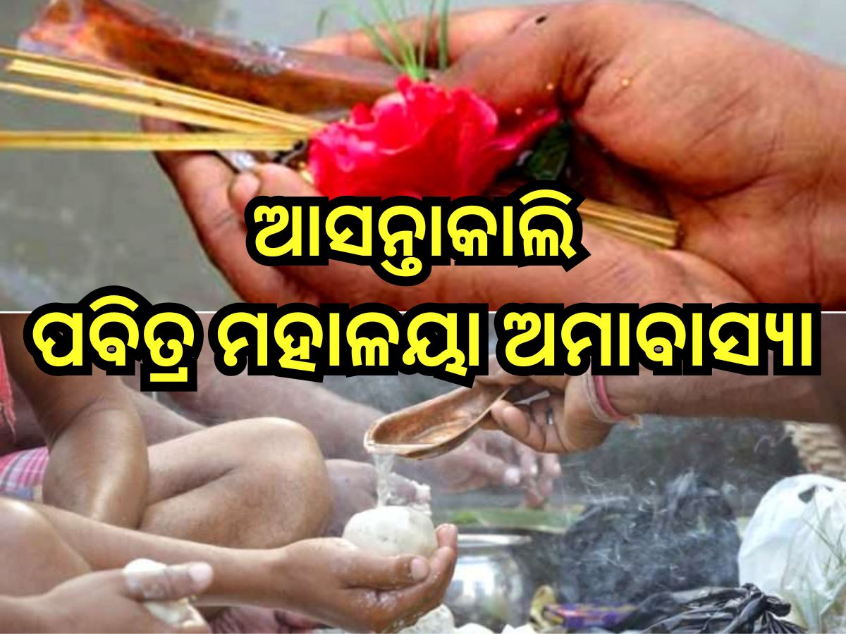 Mahalaya Amavasya 2025: ଆସନ୍ତାକାଲି ପବିତ୍ର ମହାଳୟା ଅମାବାସ୍ୟା Mahalaya Amavasya 2025: ଆସନ୍ତାକାଲି ପବିତ୍ର ମହାଳୟା ଅମାବାସ୍ୟା