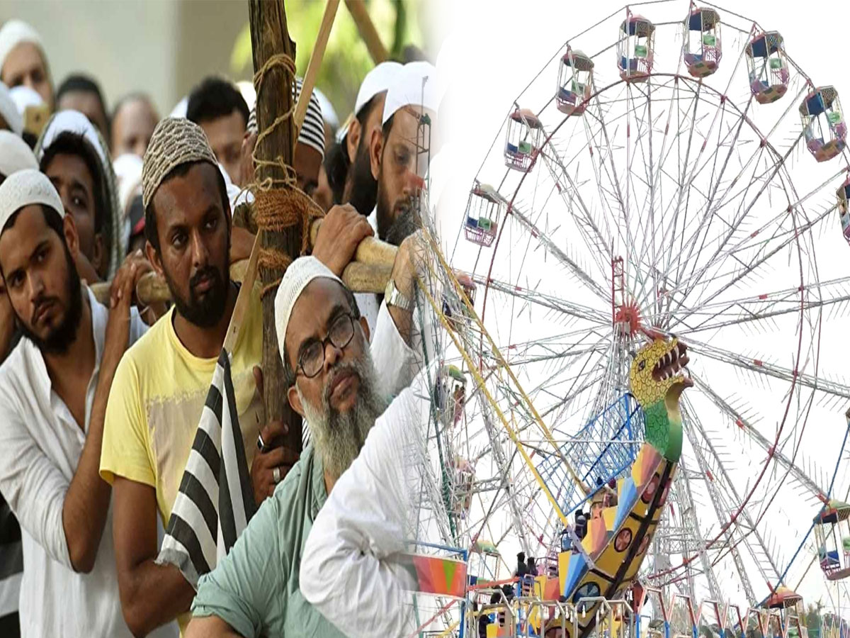 MP: गरबा मेले में बर्दाश्त नहीं हुआ मुसलमान का झूला; फिरोज को भगाकर अपने आदमी को दिया ठेका MP: गरबा मेले में बर्दाश्त नहीं हुआ मुसलमान का झूला; फिरोज को भगाकर अपने आदमी को दिया ठेका