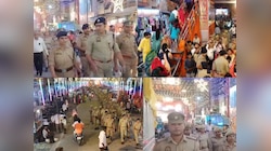 गोंडा में शारदीय नवरात्रि को लेकर प्रशासन अलर्ट, SP ने किया रात को किया पैदल मार्च