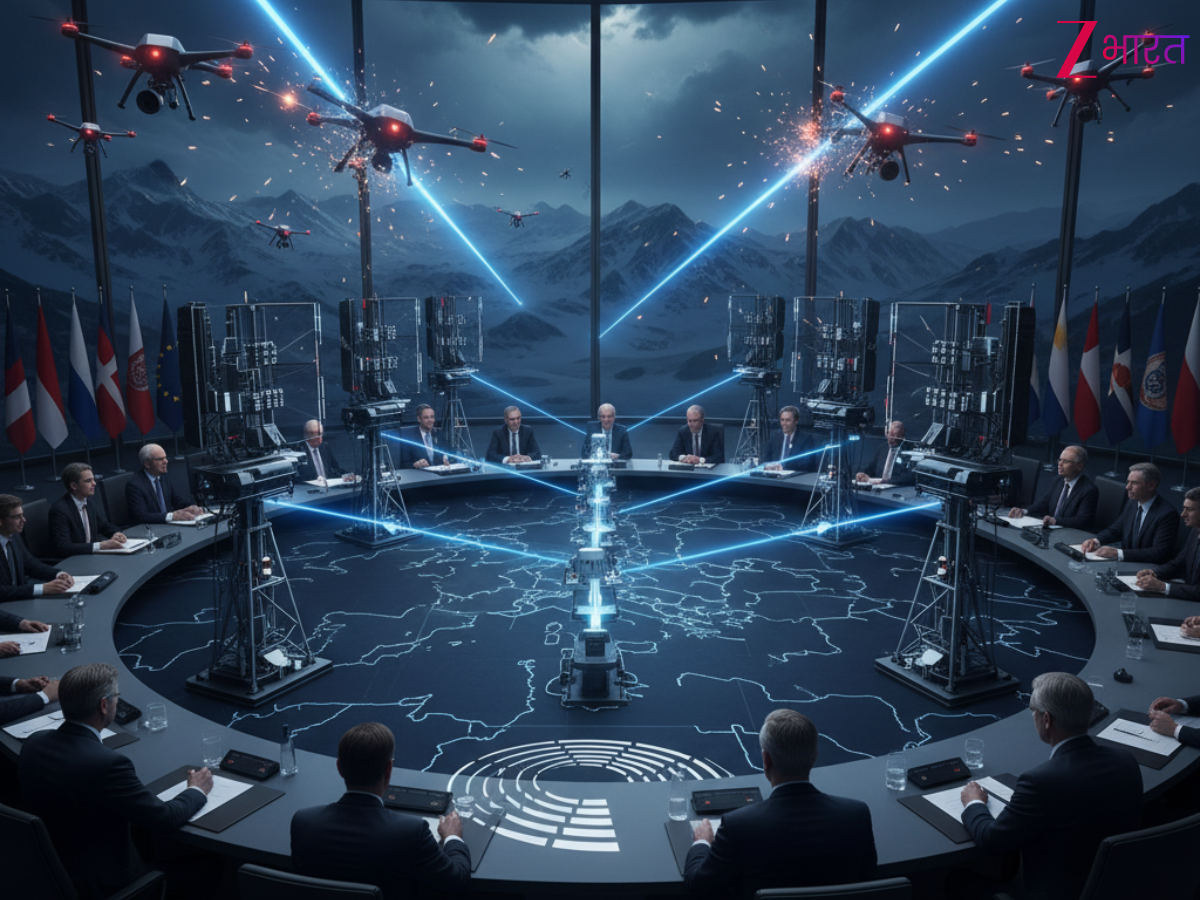 रूसी ड्रोन से थर्राया यूरोप, 27 यूरोपीय देशों ने की इमरजेंसी बैठक; बनाएंगे सैकड़ों किलोमीटर की एंटी-ड्रोन दीवार