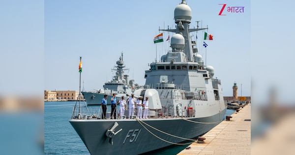 भूमध्य सागर से उठी दोस्ती की नई लहर, भारतीय नौसेना का स्टील्थ फ्रिगेट INS त्रिकंड पहुंचा टोरंटो; दुश्मनों में मचा है हड़कंप