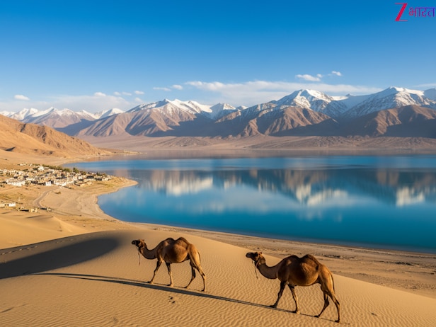 रेगिस्तान में बर्फ! भारत की इस खूबसूरत जगह पर -30°C तक गिर जाता है तापमान, बारिश का नहीं है नामोनिशान 