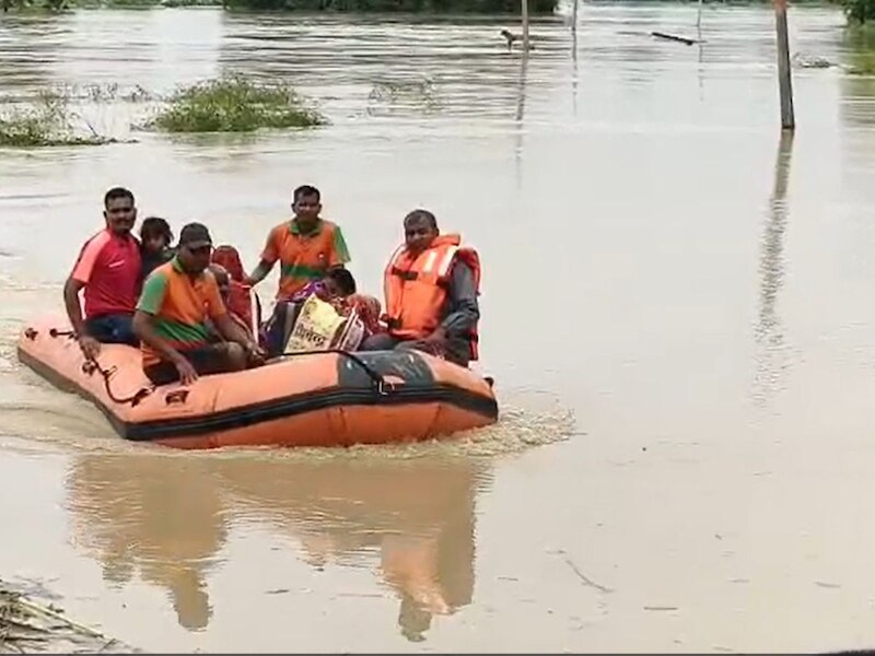 सीतामढ़ी कई इलाके जलमग्न