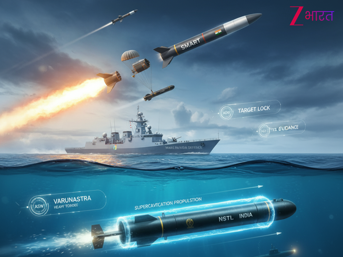 समंदर में दहशत! DRDO-NSTL का नया पिशाच टॉरपीडो युद्धपोतों के लिए खतरनाक, वरणास्त्र सिस्टम से होगी लैस