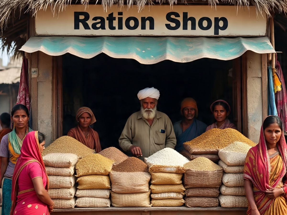 राशन की दुकान पर क्या मिलता है