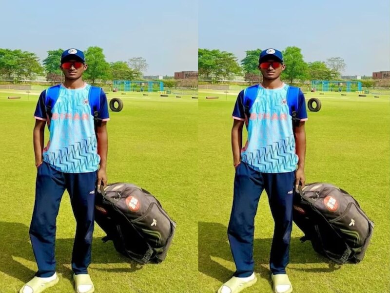 मगध पैंथर क्रिकेट अकादमी में प्रीतम राज का अभ्यास सत्र