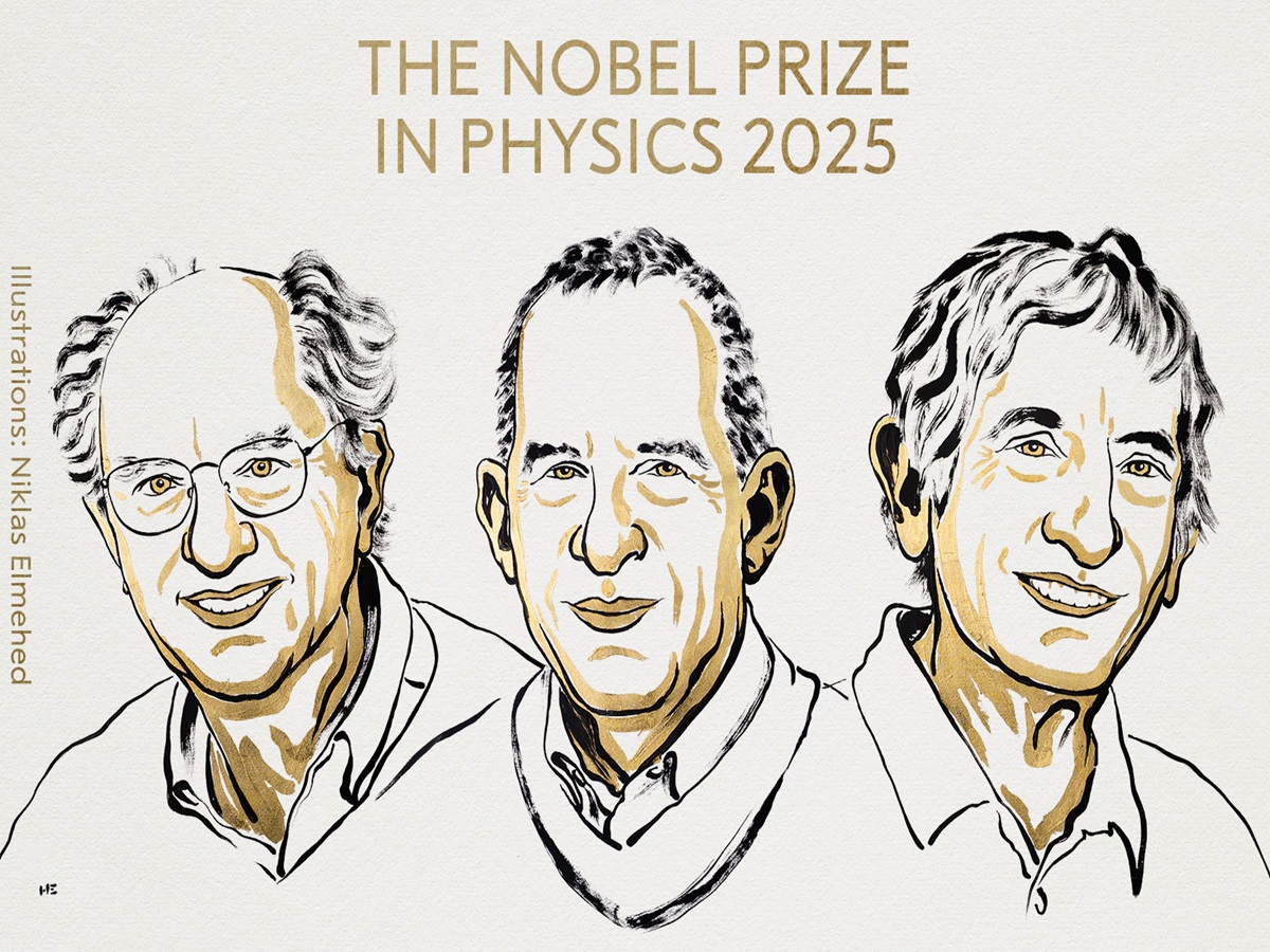 Nobel Prize 2025: ପଦାର୍ଥ ବିଜ୍ଞାନ ପାଇଁ ନୋବେଲ ବିଜେତାଙ୍କ ନାମ ଘୋଷଣା, ଏହି ୩ ବୈଜ୍ଞାନିକ ପାଇବେ ପୁରସ୍କାର Nobel Prize 2025: ପଦାର୍ଥ ବିଜ୍ଞାନ ପାଇଁ ନୋବେଲ ବିଜେତାଙ୍କ ନାମ ଘୋଷଣା, ଏହି ୩ ବୈଜ୍ଞାନିକ ପାଇବେ ପୁରସ୍କାର
