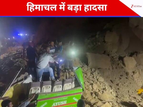 हिमाचल के बिलासपुर में बड़ा हादसा, भूस्खलन के बाद मलबे में दबी बस, 18 लोगों की मौत