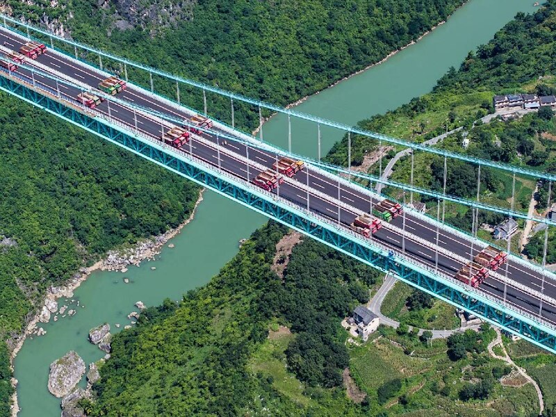 पुल का किया परीक्षण 