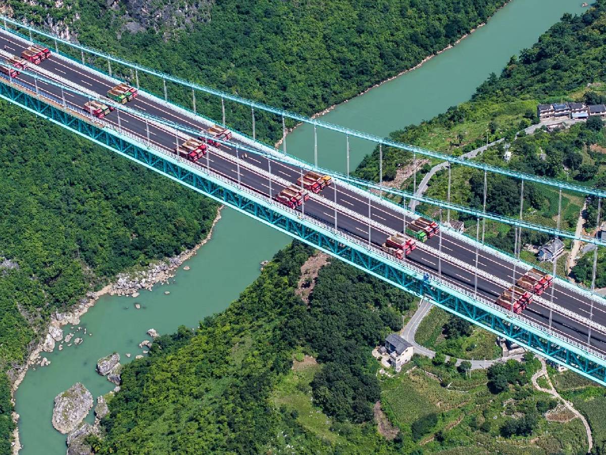 पुल का किया परीक्षण