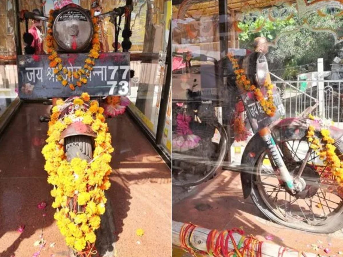 बुलेट बाबा मंदिर में बाइक की पूजा क्यों होती है?