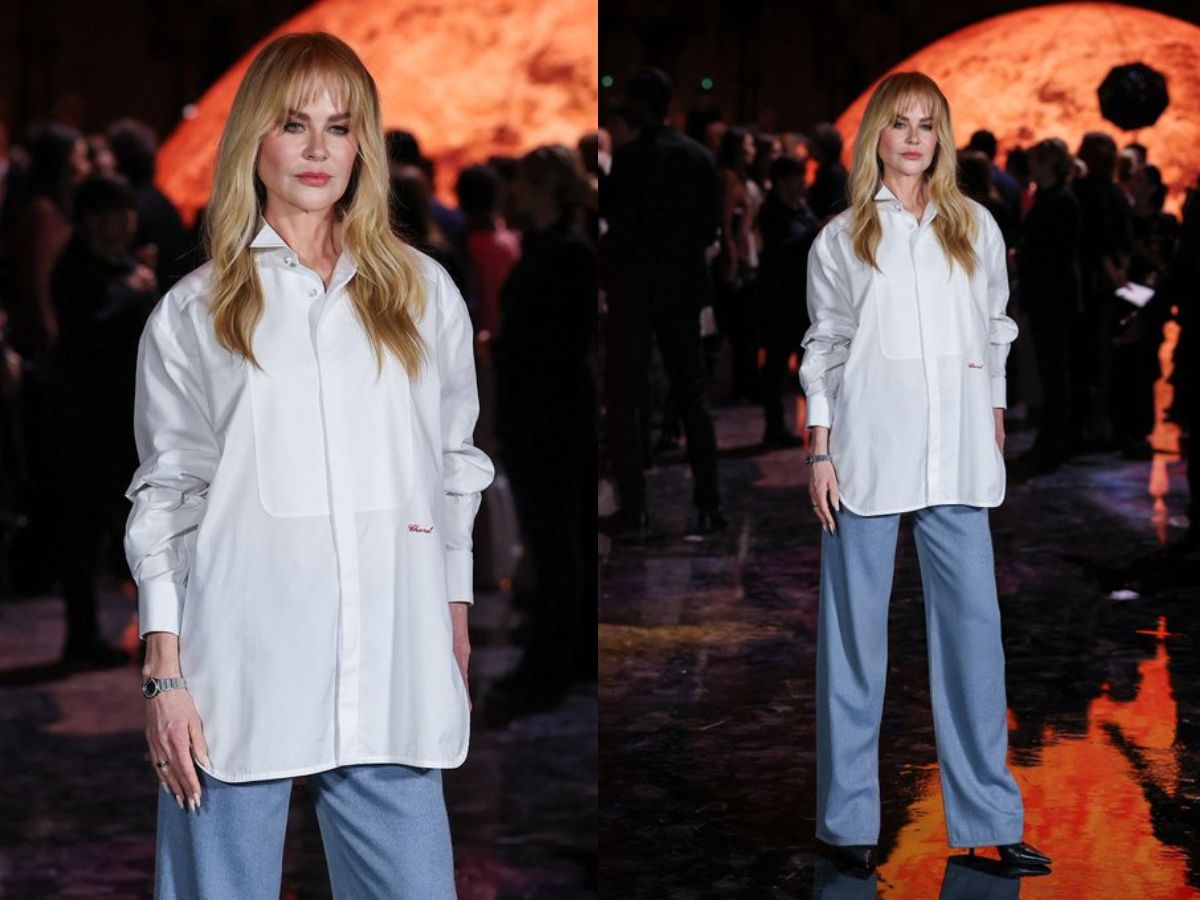 पेरिस फैशन वीक में निकोल का जलवा