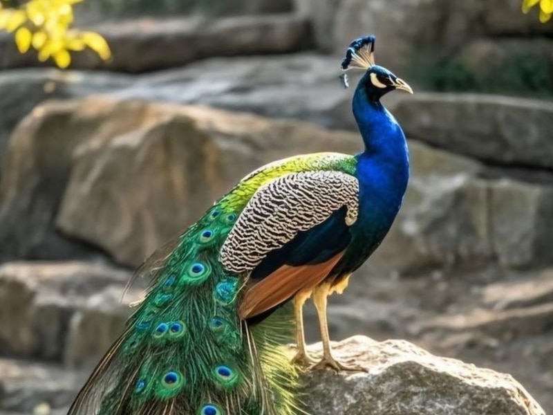 मोर और मोरनी 