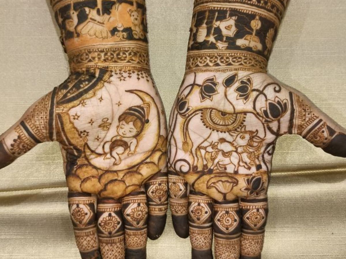 अहोई अष्टमी मेहंदी डिजाइन-3