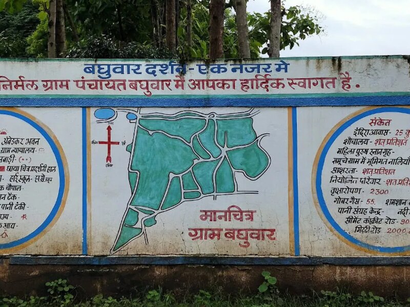 मध्य प्रदेश में किस गांव की साक्षरता दर 100 प्रतिशत है