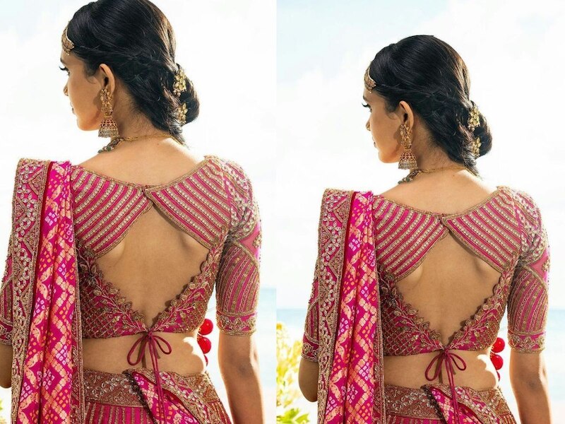 बैक ब्लाउज डिजाइन-4