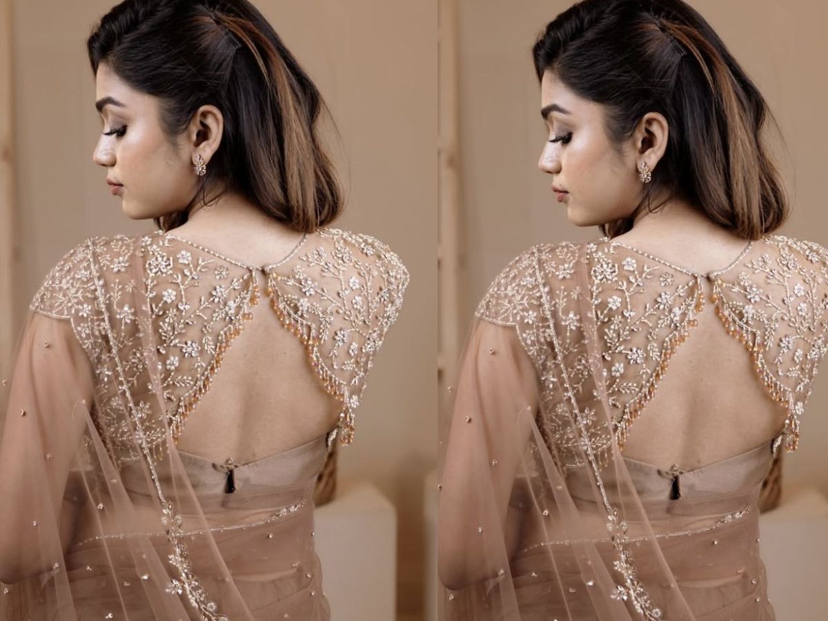 बैक ब्लाउज डिजाइन-3