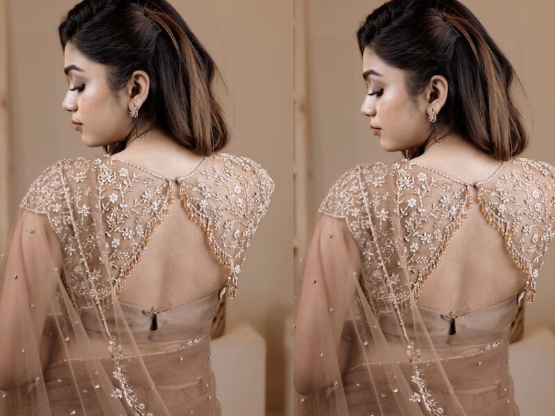 बैक ब्लाउज डिजाइन-3