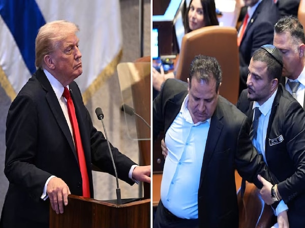 ट्रंप दे रहे थे भाषण, तभी ‘Genocide’ के नारे से गूंजी इजरायली संसद;  2 सांसदों ने काटा बवाल