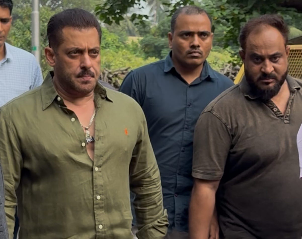 टाइट सिक्योरिटी में पहुंचे सलमान खान