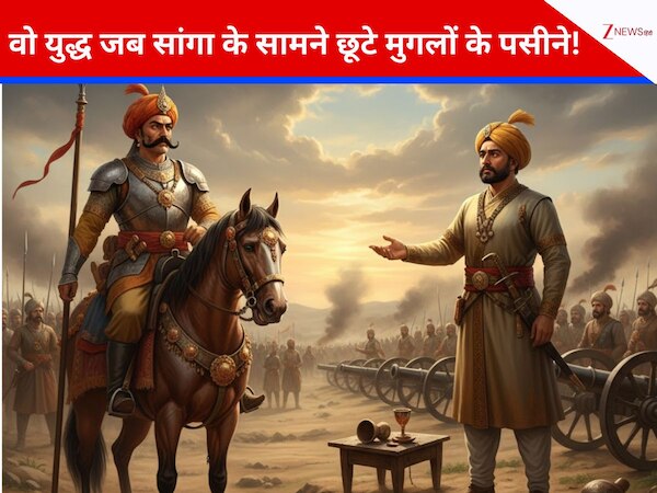 इतिहास का वो निर्णायक युद्ध, जब डर से थर्रा रहा था बाबर! महाराणा सांगा की ताकत से डरकर रातोंरात क्यों बदल दी थी अपनी रणनीति? 