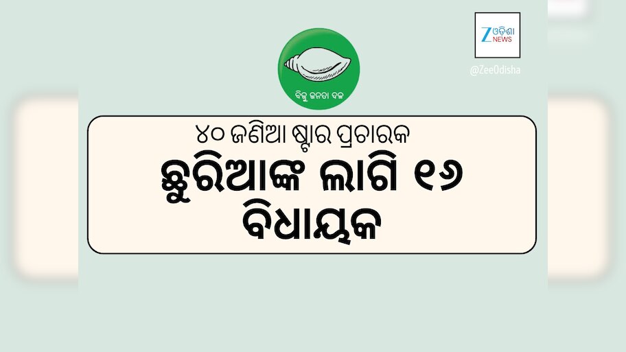 ସ୍ନେହାଙ୍ଗିନୀଙ୍କ ପାଇଁ ଭୋଟ ମାଗିବେ ୧୬ ବିଧାୟକ ଓ ନବୀନ ପଟ୍ଟନାୟକଙ୍କ ସମେତ ୪୦ ନେତା