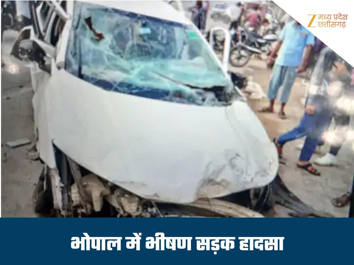 speeding car overturned three times in bhopal in brutal accident 11th ...