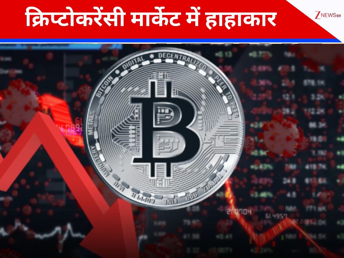 Cryptocurrency market sharp downturn Bitcoin drops under 106000 Dollar hit  its lowest level in months | क्रैश हुआ ग्लोबल क्रिप्टोकरेंसी मार्केट,  निवेशकों की अरबों डॉलर की संपत्ति डूबी ...