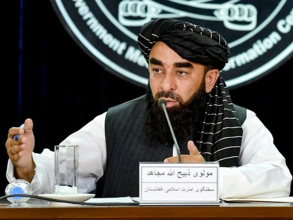 अफगान सरकार के प्रवक्ता जबीहुल्लाह मुजाहिद