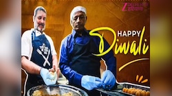 दिवाली पर राहुल गांधी बने हलवाई, पुरानी दिल्ली में बनाए बेसन के लड्डू और इमरती