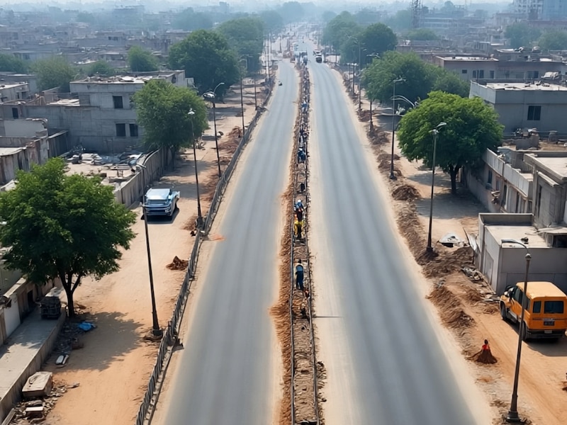 GDA will develop four lane road with modern facilities from Champa Devi ...