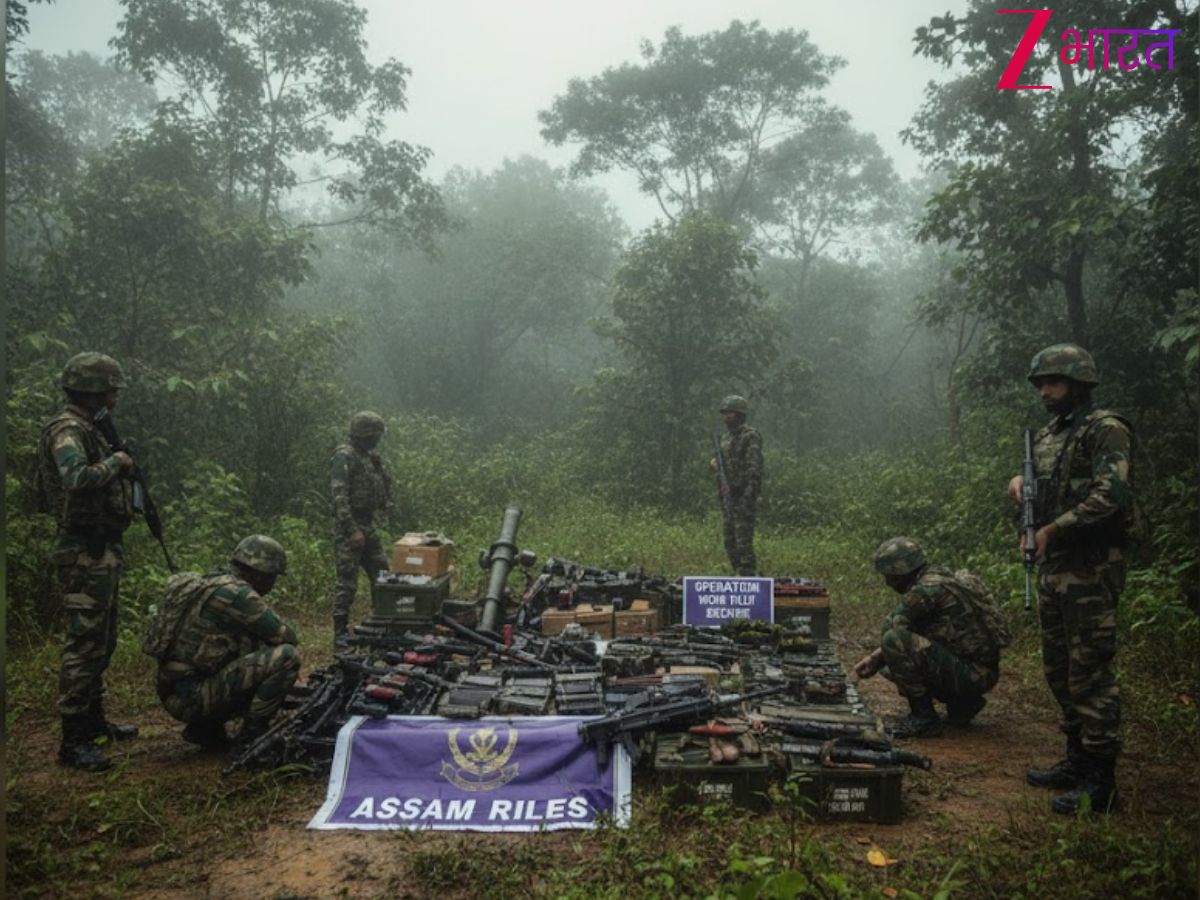 मिजोरम में देशविरोधी साजिश नाकाम! असम राइफल्स ने तलाशी कर हथियारों और गोला-बारूद का 'जखीरा' किया बरामद