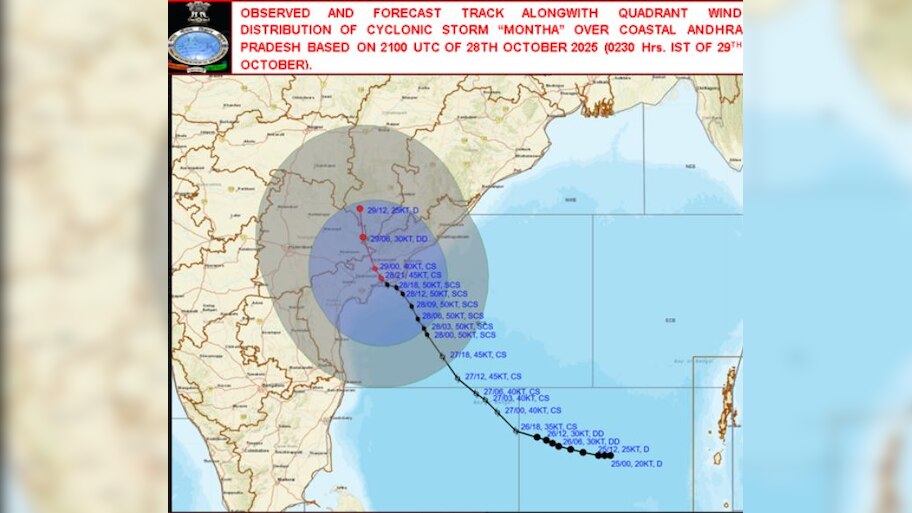 ଦୁର୍ବଳ ହେଲା ମୋନ୍ଥା: ଓଡ଼ିଶାରେ ବର୍ଷା ଜାରି, ସକାଳ ସାଢ଼େ ୮ଟା ଯାଏ ପ୍ରବଳ ବର୍ଷା ସତର୍କତା 