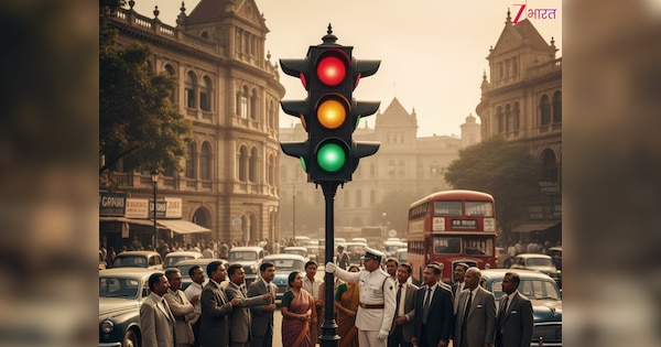 भारत का पहला ट्रैफिक सिग्नल कहां लगाया गया था? ट्रैफिक जाम से छुटकारे के लिए हॉर्निमन सर्कल पर हुआ ये काम