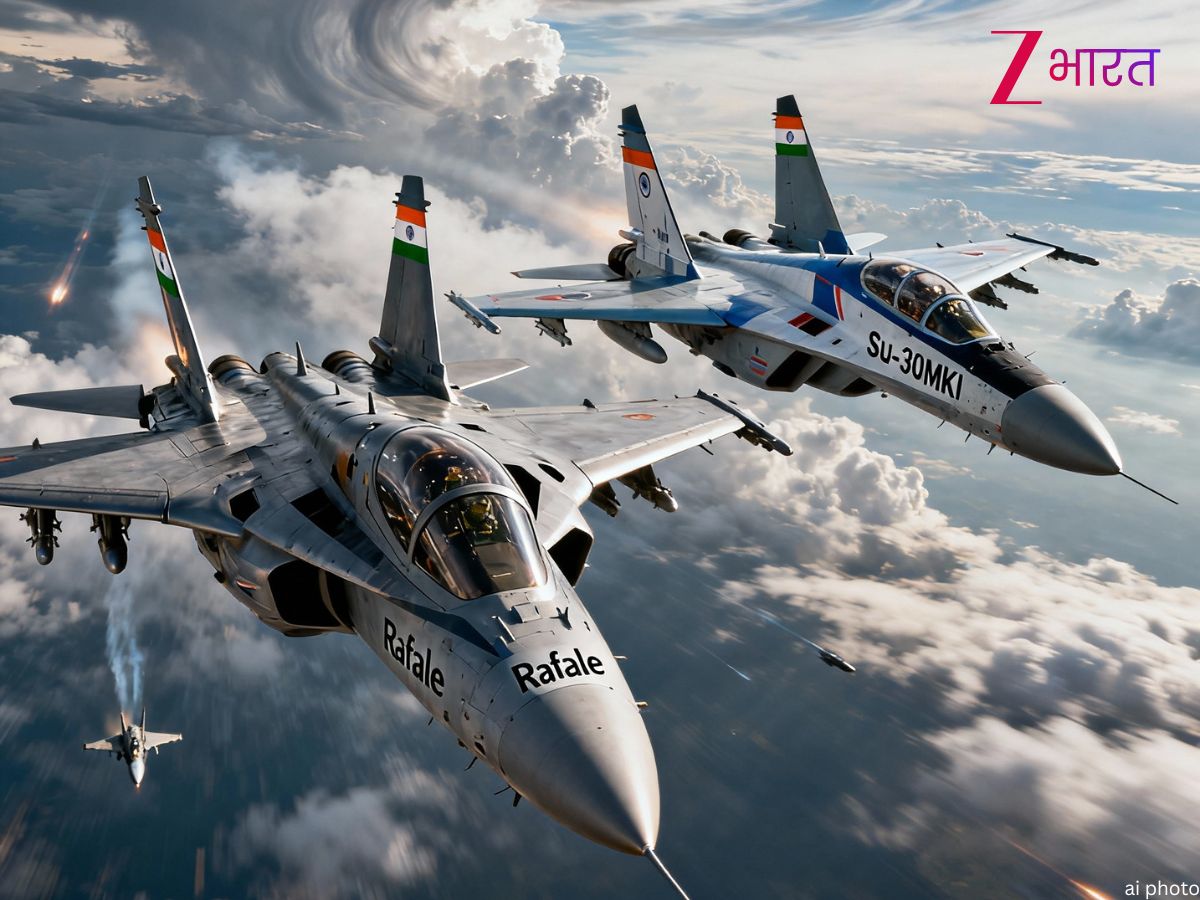 Su-30MKI vs Rafale भारतीय वायुसेना के दोनों शेर आसमान के 'बाहुबली', जंग में कौन पड़ेगा भारी?