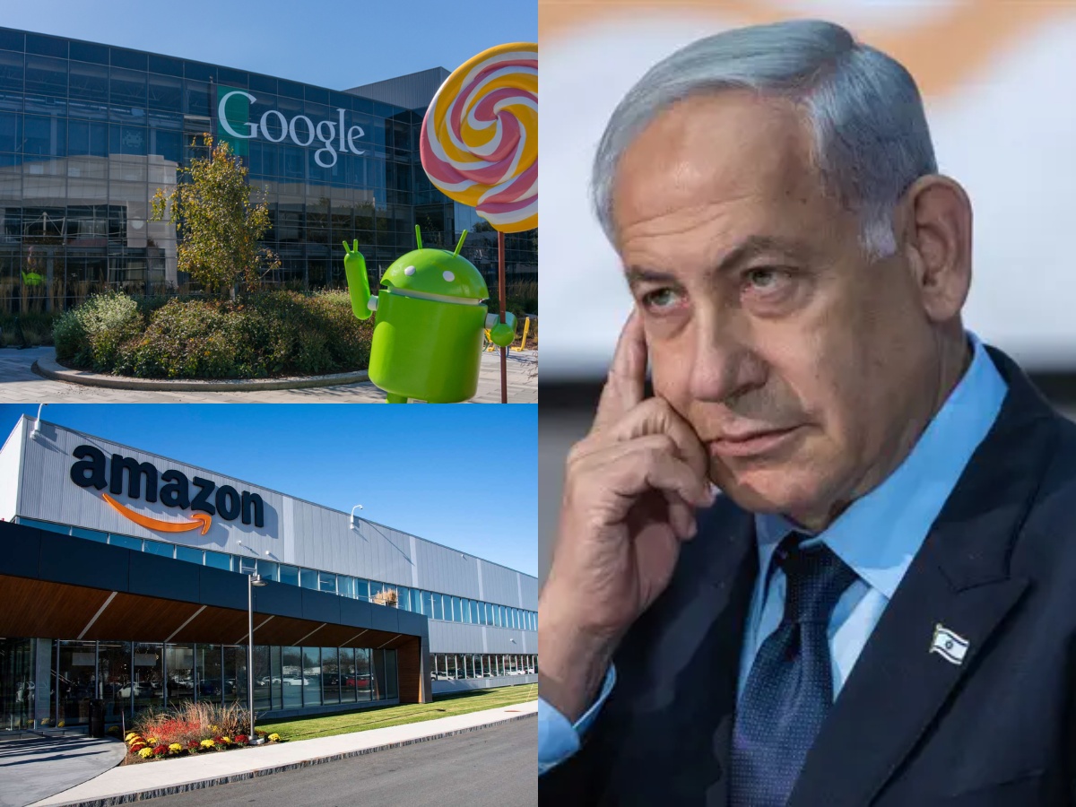Google- Amazon बने इजरायल के जासूस, नेतन्याहू ने की अरबों डॉलर की सीक्रेट डील! Google- Amazon बने इजरायल के जासूस, नेतन्याहू ने की अरबों डॉलर की सीक्रेट डील!