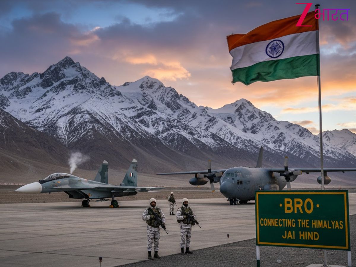 LAC पर भारत का आसमानी किला तैयार! दुनिया का सबसे ऊंचा न्योमा एयरबेस का काम पूरा, China-Pak हिल गए