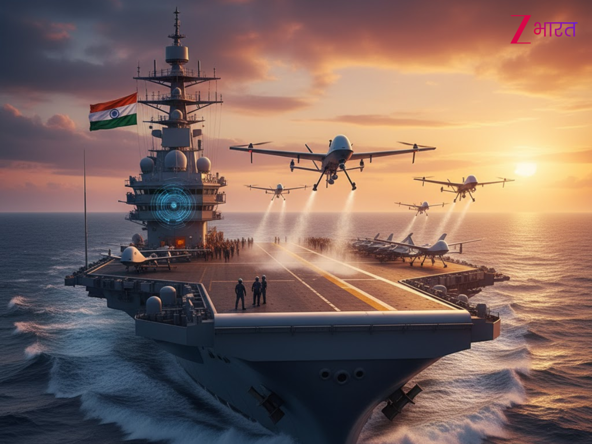 INS विक्रांत से उड़ेंगे 'शिकारी ड्रोन', बनेंगे समंदर के Guardian! नौसेना तैनात कर रही अमेरिकी MQ-9B STOL; थर्राया दुश्मन